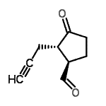 CAS#: 123101-00-8, (1R,2S)-3-Oxo-2-(2-Propyn-1-Yl)Cyclopentanecarbaldehyde