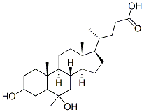 CAS#: 123202-27-7, (4R)-4-[(3R,5R,8S,9S,10R,13R,14S,17R)-3,6-Dihydroxy-6,10,13-Trimethyl-1,2,3,4,5,7,8,9,11,12,14,15,16,17-Tetradecahydrocyclopenta[a]Phenanthren-17-Yl]Pentanoic Acid