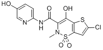 CAS#: 123252-96-0, (3E)-6-Chloro-3-[Hydroxy-[(5-Hydroxypyridin-2-Yl)Amino]Methylidene]-2-Methyl-1,1-Dioxothieno[2,3-e]Thiazin-4-One