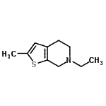 CAS#: 123279-76-5, 6-Ethyl-2-Methyl-4,5,6,7-Tetrahydrothieno[2,3-c]Pyridine