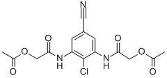 CAS#: 123548-56-1, [2-[[3-[(2-Acetyloxyacetyl)Amino]-2-Chloro-5-Cyanophenyl]Amino]-2-Oxoethyl] Acetate