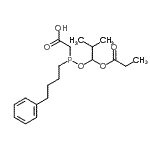 CAS#: 123599-82-6, {[2-Methyl-1-(Propionyloxy)Propoxy](4-Phenylbutyl)Phosphino}Acetic Acid