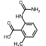 CAS#: 123633-26-1, 2-(Carbamoylamino)-6-Methylbenzoic Acid