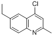 CAS#: 123638-09-5, 4-Chloro-6-Ethyl-2-Methyl-Quinoline