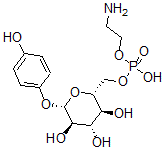 CAS#: 123723-74-0, 2-Aminoethyl [(2R,3S,4S,5R,6S)-3,4,5-Trihydroxy-6-(4-Hydroxyphenoxy)Oxan-2-Yl]Methyl Hydrogen Phosphate