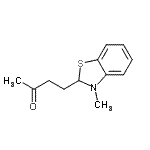 CAS#: 123768-20-7, 4-(3-Methyl-2,3-Dihydro-1,3-Benzothiazol-2-Yl)-2-Butanone