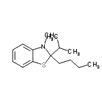 CAS#: 123768-37-6, 2-Butyl-2-Isopropyl-3-Methyl-2,3-Dihydro-1,3-Benzothiazole