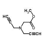 CAS 登录号：123846-86-6， 甲基N,N-二-2-丙炔-1-基甘氨酸酯