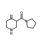 CAS#: 123866-43-3, 2-Piperazinyl(1-Pyrrolidinyl)Methanone