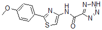 CAS#: 123970-89-8, N-[2-(4-Methoxyphenyl)-1,3-Thiazol-4-Yl]-2H-Tetrazole-5-Carboxamide