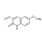 CAS#: 123990-78-3, 6-Methoxy-2-Oxo-1,2-Dihydro-3-Quinolinecarbaldehyde