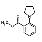 CAS#: 124005-05-6, Methyl 2-(1-Pyrrolidinyl)Benzoate