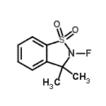 CAS#: 124170-23-6, 2-Fluoro-3,3-Dimethyl-2,3-Dihydro-1,2-Benzothiazole 1,1-Dioxide