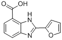 CAS 登录号：124340-76-7， 2-(2-呋喃基)-1H-苯并咪唑-7-羧酸