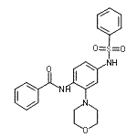 CAS#: 124400-44-8, N-{2-(4-Morpholinyl)-4-[(Phenylsulfonyl)Amino]Phenyl}Benzamide