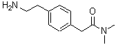 CAS 登录号：124499-22-5， 2-[4-(2-氨基乙基)苯基]-N,N-二甲基乙酰胺