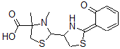 CAS#: 124508-94-7, 3,4-Dimethyl-2-[(2Z)-2-(6-Oxo-1-Cyclohexa-2,4-Dienylidene)-1,3-Thiazolidin-4-Yl]-1,3-Thiazolidine-4-Carboxylic Acid