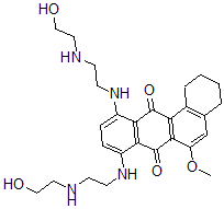 CAS#: 124511-81-5, 8,11-Bis[2-(2-Hydroxyethylamino)Ethylamino]-6-Methoxy-1,2,3,4-Tetrahydrobenzo[a]Anthracene-7,12-Dione