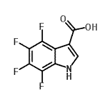 CAS#: 124614-50-2, 4,5,6,7-Tetrafluoro-1H-Indole-3-Carboxylic Acid