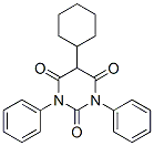CAS 登录号：1247-87-6， 5-环己基-1,3-二苯基巴比妥酸