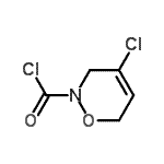 CAS#: 124739-91-9, 4-Chloro-3,6-Dihydro-2H-1,2-Oxazine-2-Carbonyl Chloride