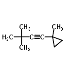 CAS#: 124745-77-3, 1-(3,3-Dimethyl-1-Butyn-1-Yl)-1-Methylcyclopropane