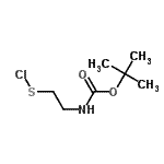 CAS#: 124831-44-3, 2-Methyl-2-Propanyl [2-(Chlorosulfanyl)Ethyl]Carbamate