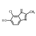 CAS#: 124841-32-3, 4-Chloro-2-Methyl-1H-Benzimidazol-5-Ol