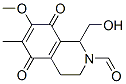 CAS#: 124909-66-6, 1-(Hydroxymethyl)-7-Methoxy-6-Methyl-5,8-Dioxo-3,4-Dihydro-1H-Isoquinoline-2-Carbaldehyde