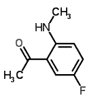 CAS#: 124958-74-3, 1-[5-Fluoro-2-(Methylamino)Phenyl]Ethanone