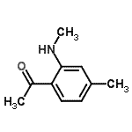 CAS#: 124958-81-2, 1-[4-Methyl-2-(Methylamino)Phenyl]Ethanone