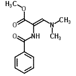 CAS#: 125008-68-6, Methyl (2Z)-2-(Benzoylamino)-3-(Dimethylamino)Acrylate