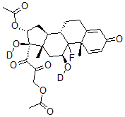 CAS#: 125022-46-0, 16-Acetoxy-17-acetoxymethyl-11,17-dihydroxy-D-homoandrosta-1,4-diene-3,17-dione