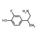 CAS#: 125036-97-7, 4-(1-Amino-2-Propanyl)-2-Fluorophenol