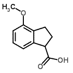 CAS#: 125067-71-2, 4-Methoxy-1-Indanecarboxylic Acid