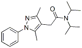 CAS#: 125103-57-3, 2-(3,5-Dimethyl-1-Phenylpyrazol-4-Yl)-N,N-Di(Propan-2-Yl)Acetamide