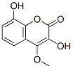 CAS#: 125124-65-4, 3,8-Dihydroxy-4-Methoxychromen-2-One