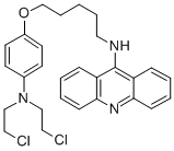 CAS#: 125173-74-2, N-[5-[4-[Bis(2-Chloroethyl)Amino]Phenoxy]Pentyl]Acridin-9-Amine