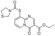 CAS#: 125209-40-7, Ethyl 4-Oxo-9-(1,3-Thiazolidine-3-Carbonylsulfanyl)Pyrido[1,2-a]Pyrimidine-3-Carboxylate