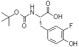 CAS#: 125218-33-9, 3-Fluoro-N-{[(2-Methyl-2-Propanyl)Oxy]Carbonyl}Tyrosine