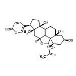 CAS#: 125339-13-1, (1beta,3beta,5beta,8xi,9xi,10xi,11alpha,19R)-1-Acetoxy-3,5,14,19-Tetrahydroxy-11,19-Epoxybufa-20,22-Dienolide