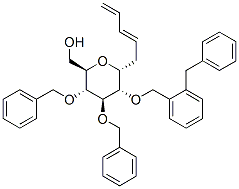 CAS#: 125365-10-8, [(2R,3R,4R,5S,6R)-6-[(2E)-Penta-2,4-Dienyl]-3,4-Bis(Phenylmethoxy)-5-[[2-(Phenylmethyl)Phenyl]Methoxy]Oxan-2-Yl]Methanol
