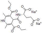 CAS#: 125387-12-4, Disodium (2S)-2-[[3,5-Bis(Ethoxycarbonyl)-2,6-Dimethyl-1,4-Dihydropyridine-4-Carbonyl]Amino]Pentanedioate