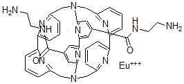 CAS 登录号：125433-96-7， 铕(III)三联吡啶穴醚