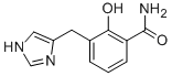 CAS 登录号：125472-02-8， 2-羟基-3-(3H-咪唑-4-基甲基)苯甲酰胺