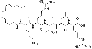 CAS#: 125678-68-4, N-Myristoyl-lysyl-arginyl-threonyl-leucyl-arginine