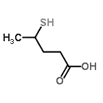CAS#: 125791-83-5, 4-Sulfanylpentanoic Acid
