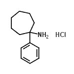 CAS#: 125802-37-1, 1-Phenylcycloheptanamine Hydrochloride (1:1)