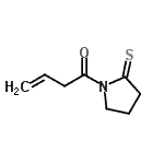 CAS 登录号：125880-06-0， 1-(2-硫代-1-吡咯烷基)-3-丁烯-1-酮