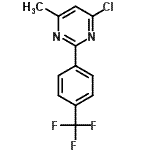CAS#: 125904-05-4, 4-Chloro-6-Methyl-2-[4-(Trifluoromethyl)Phenyl]Pyrimidine